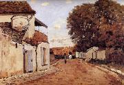 Alfred Sisley Street in Louveciennes oil on canvas